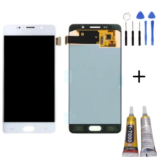TE Samsung A5 2016 A510F Uyumlu Lcd Ekran Beyaz + Montaj Kiti ürün görseli 1
