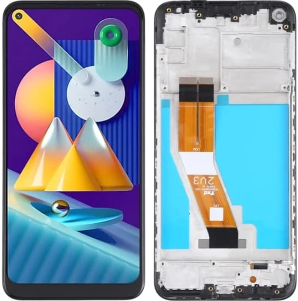 TE Samsung M11 M115 Uyumlu Çıtalı Lcd Ekran Dokunmatik Servis ürün görseli 1
