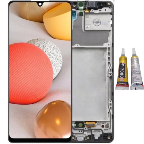 TE Samsung M42 5G M426 Uyumlu Çıtalı Lcd Ekran Servis + B7000 ürün görseli 1