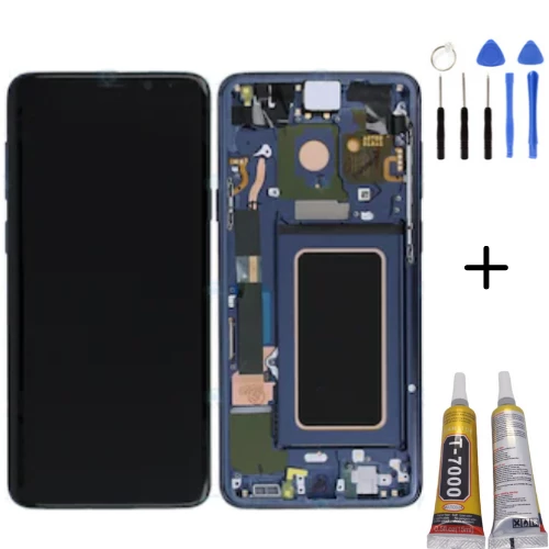 TE Samsung S9 Plus G965 Uyumlu Çıtalı Lcd Ekran Servis + Montaj Kiti ürün görseli 1