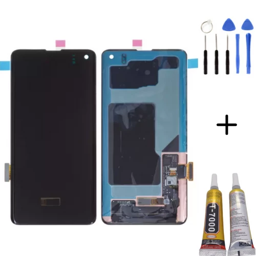 TE Samsung S10 G973F Uyumlu Lcd Ekran Dokunmatik + Montaj Kiti ürün görseli 1