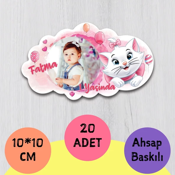 1-2-3-4-5-6 Yaş Magneti 20 Adet ürün görseli 1