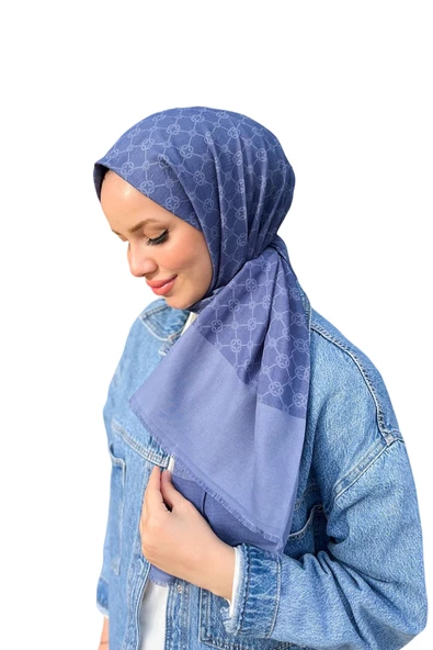 AKER ELEGANCE MONOGRAM ŞAL 1090100 - Resim 12