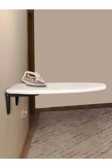 KULVARAVM Duvara Monte Katlanır Ütü Masası Gri 90cm Ütü Masası ürün görseli 1