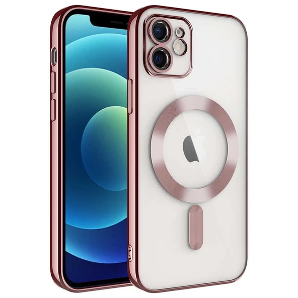 iPhone 12 Kılıf Kamera Korumalı Kablosuz Wireless Şarj Özellikli Demre Kapak ürün görseli 1