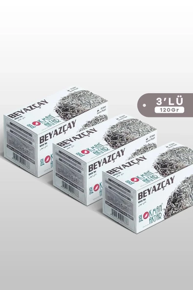 Beyaz Çay 20 'Li Süzen Poşet 3lü set, Lokman Aktar ürün görseli 1