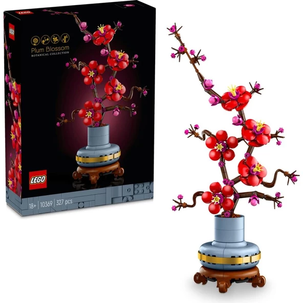LEGO Icons 10369 Erik Çiçeği - Yetişkinler Için Bakım Gerektirmeyen Dekoratif Bitki Yapım Seti (327 Parça) ürün görseli 1