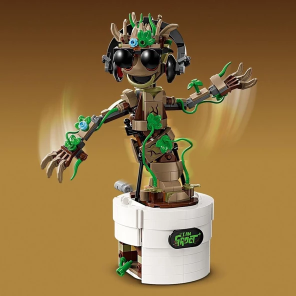LEGO Marvel 76297 Dans Eden Groot (459 Parça) - Resim 5