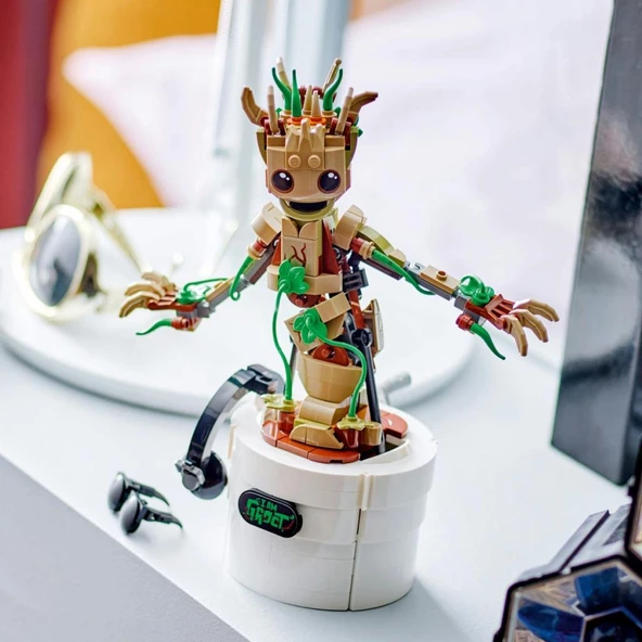 LEGO Marvel 76297 Dans Eden Groot (459 Parça) - Resim 9