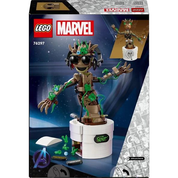 LEGO Marvel 76297 Dans Eden Groot (459 Parça) - Resim 3