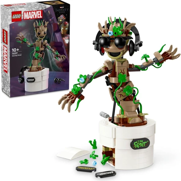 LEGO Marvel 76297 Dans Eden Groot (459 Parça) ürün görseli 1