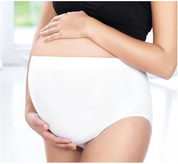 Sema Baby Beli Dantelli Hamile Külodu Beyaz XL ürün görseli 1