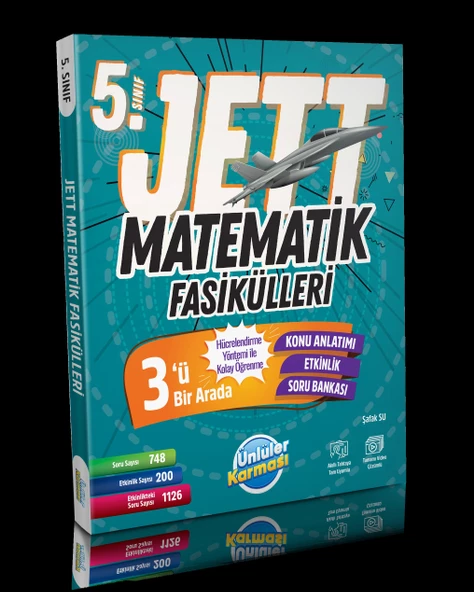 Ünlüler Karması 5.sınıf Jett Matematik Fasiküller Soru Bankası ürün görseli 1