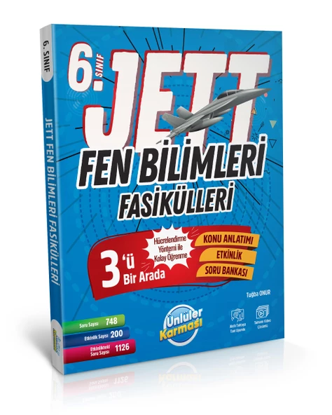 Ünlüler Karması 6. Sınıf Jett Fen Bilimleri Fasikülleri Yeni ürün görseli 1