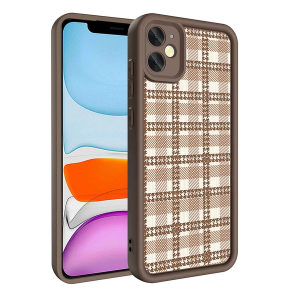 iPhone 11 Kılıf Kamera Korumalı Baskılı Arka Yüzey Klas Kapak ürün görseli 1