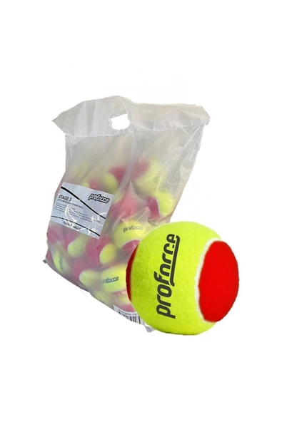 Proforce 5 Yaş Kırmızı Noktalı Tenis Topu 48 Li Paket Tb9 ürün görseli 1