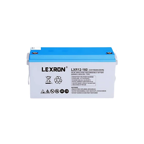 Lexron 12V 160Ah Deep Cycle Nano Carbon Jel Aakü ürün görseli 1