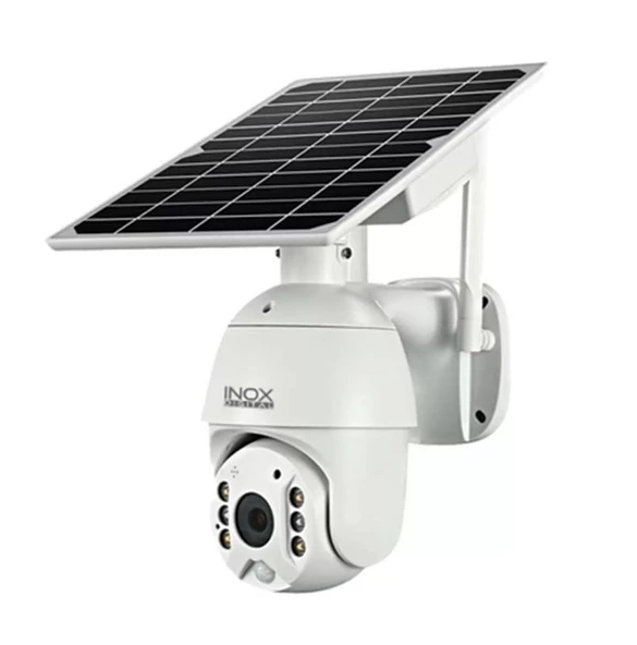 INOX Dijital 3MP Su Geçirmez 4G Sim Kart Destekli Ptz Bulut Kayıt Destekli Solar Kamera ürün görseli 1