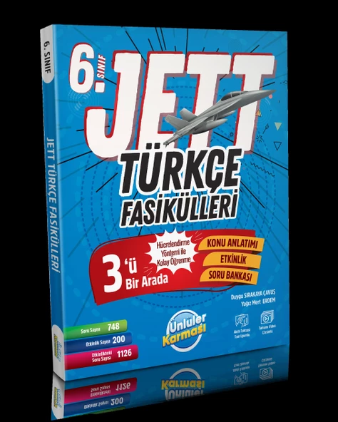 Ünlüler Karması 6. Sınıf Jett Türkçe Fasikülleri Yeni ürün görseli 1