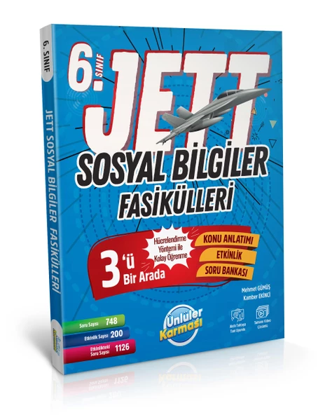 Ünlüler Karması 6. Sınıf Jett Sosyal Bilgiler Fasikülleri Yeni ürün görseli 1