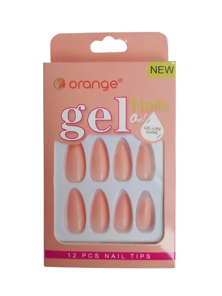 Orange Gel Takma Tırnak ORG-135 ürün görseli 1