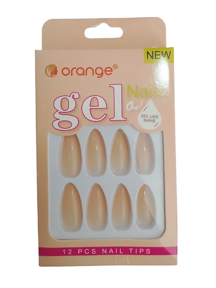 Orange Gel Takma Tırnak ORG-134 ürün görseli 1