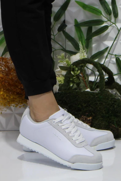 Fort Cheta Peru Beyaz Rahat Kadın Erkek Sneakers Spor Ayakkabı ürün görseli 1
