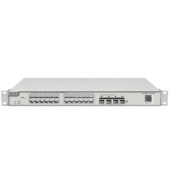 Ruıjıe RG-NBS3200-24GT4XS 24 Port 10/100/1000 Yönetilebilir 4 Adet 10G Sfp Rack Mount Switch ürün görseli 1