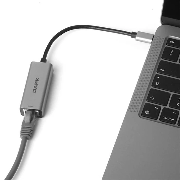 Dark Usb3.1 Type-C To 10/100/1000 Gigabit Ethernet [Dk-Ac-U31X3Gl2] ürün görseli 1