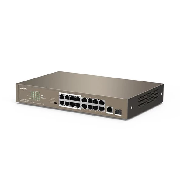 Tenda TEF1118P-16-150W 16 Port Switch ürün görseli 1