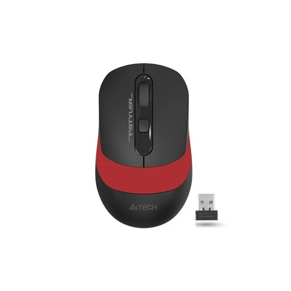 A4-Tech Fg10 Kırmızı Nano Kablosuz Optik Mouse Fg10-R ürün görseli 1