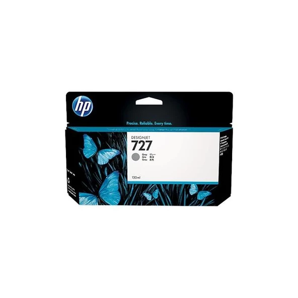 HP 727 Gray Gri 130ML Plotter Kartuşu B3P24A ürün görseli 1