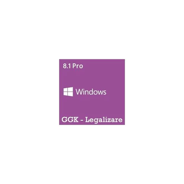 Microsoft Windows 8.1 Pro, Türkçe, 64 Bit, Get Genuine Kit (GGK)  DVD, 4YR-00157 ürün görseli 1