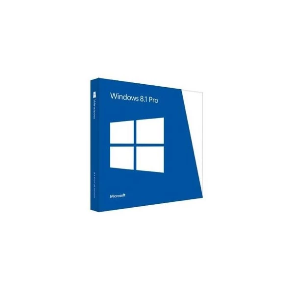 Microsoft Windows 8.1 Pro, Türkçe, 64 Bit/32 Bit, KUTU DVD, FQC-07358 ürün görseli 1