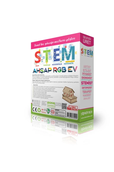 Stemist Box Ahşap RGB Ev - Resim 2