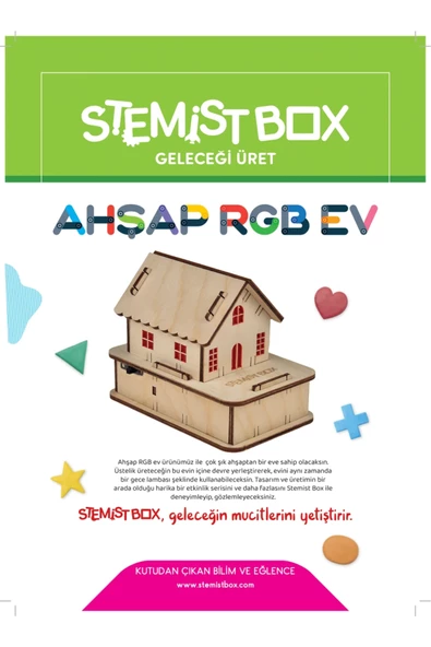 Stemist Box Ahşap RGB Ev - Resim 5