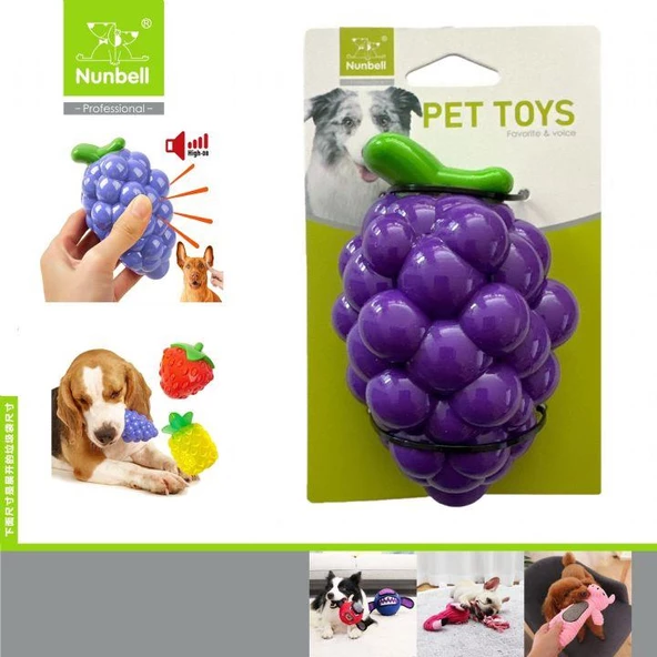 Nunbell Köpek ve Kedi Aromalı Oyuncak Üzüm ürün görseli 1