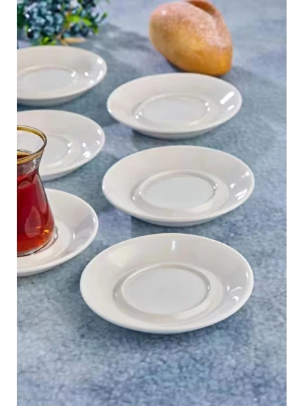 Cooker CKR4153 Porselen Alaçatı Çay Tabağı 6'lı ürün görseli 1