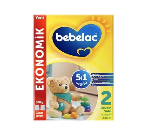 Bebelac 2 Devam Sütü 6 Ay+ 800 gr ürün görseli 1