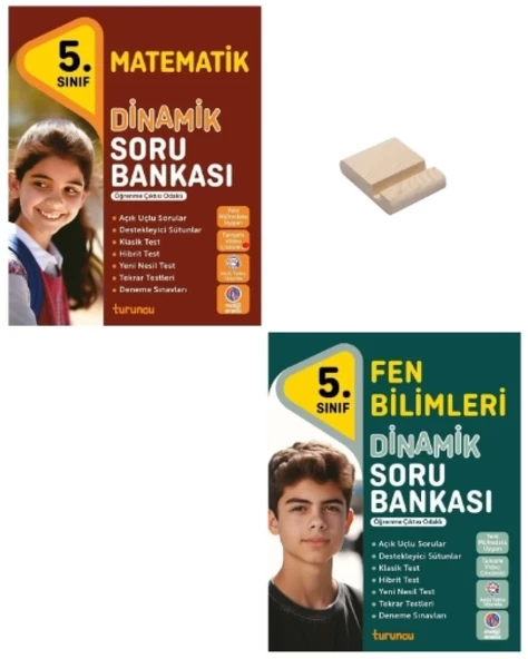 5. Sınıf 2025 Turuncu Dinamik Matematik ve Fen Bilimleri Soru Bankası ürün görseli 1