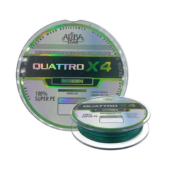 Albastar Quattro 4X İp Misina 150mt   0.10mm ürün görseli 1