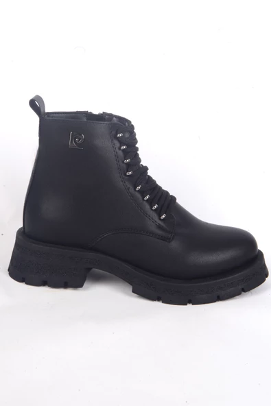Pierre Cardin 54193 Ortapedik Taban Bğcıklı Geniş Tabanlı Hafifi Topuklu Siyah Kadın Kışlık Bot ürün görseli 1