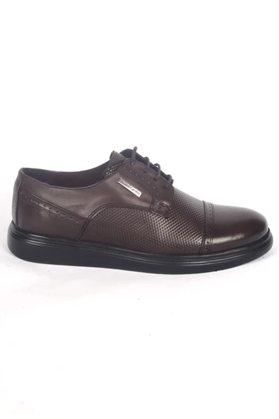 Pierre Cardin 90165-1 Freelight Deri Bağcıklı Normal Taban Kahverengi Klasik Erkek Ayakkabı ürün görseli 1