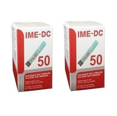 Ime-Dc Seker Ölçüm Strip 100 Adet ürün görseli 1