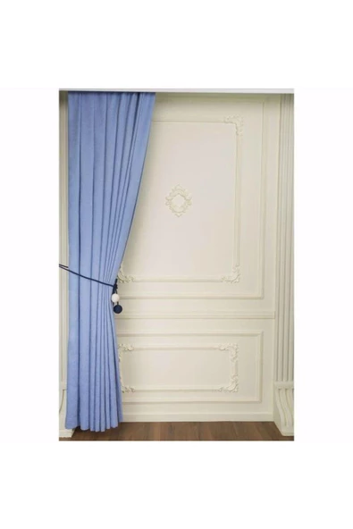 Mavi Ada Fon Perde Normal Pile 1'E 2,5 PİLE ürün görseli 1