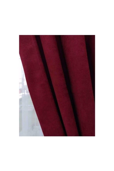 Bordo Ada Fon Perde Normal Pile 1'E 2,5 PİLE - Resim 5