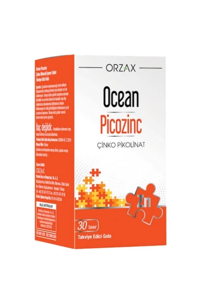 Ocean Picozinc 30 Tablet ürün görseli 1