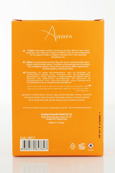 Alberto Taccini AURORA Kadın Parfümü -100 ml - Resim 7