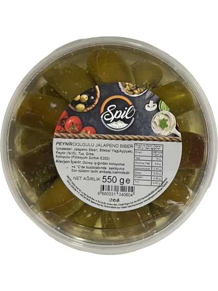 Spil Peynir Dolgulu Jalapeno Biber 550 gr ürün görseli 1