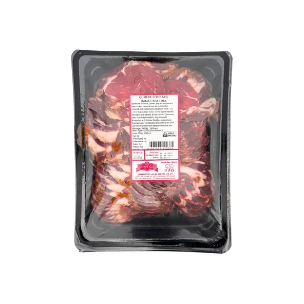Çapanoğlu Çemeni Sıyrılmış Pastırma 250 gr ürün görseli 1